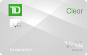 TD Clear Visa Platinum Credit Cards
